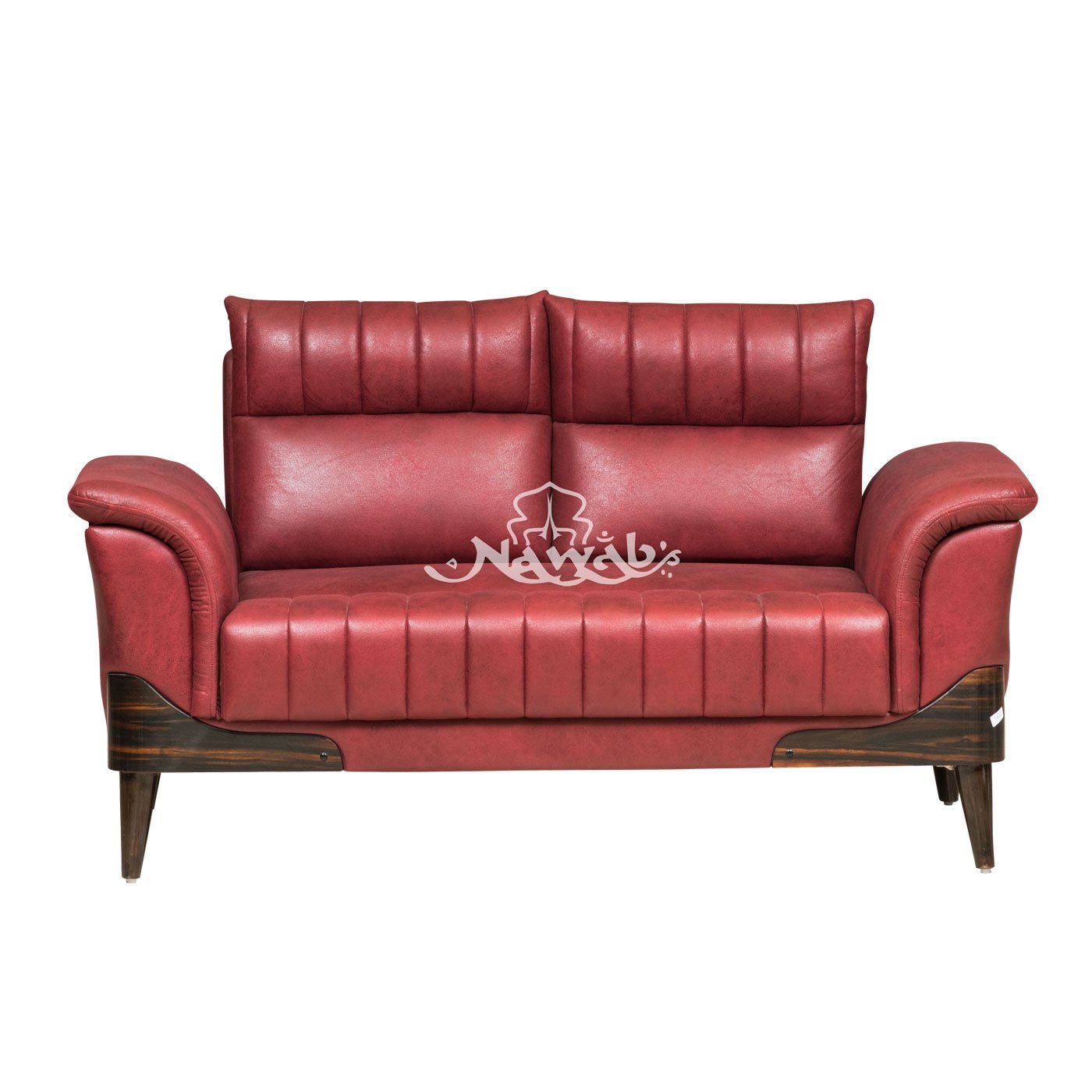 Suede fabric 2 seater upholstered sofa sets - Nawab Furniture