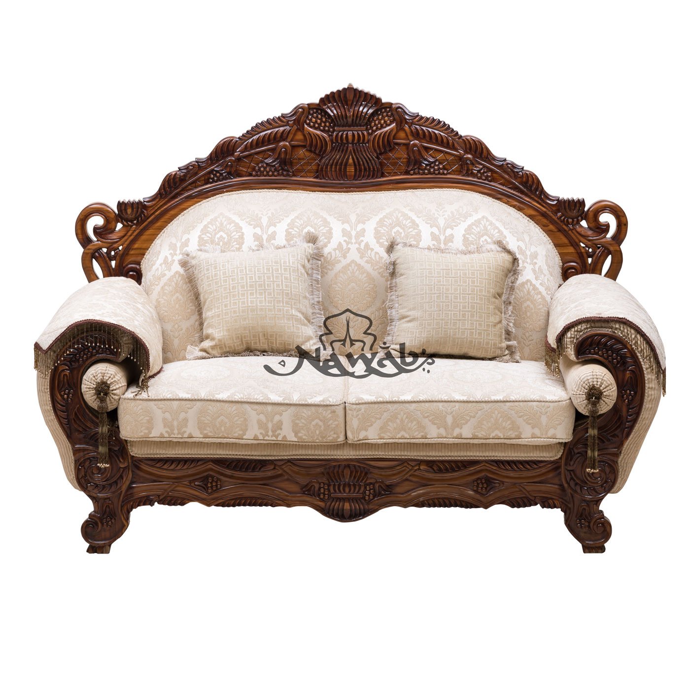 2-seater-teak-pu-polish-solid-wooden-teak-with-carving-suede--fabric