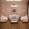 Champagne-golden-pu-polish-velvet-and-jacquart-upholstery-centre-table-with-glass-top-handcarved-customised-carving-background