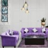 Velvet-fabric-wooden-frame-with-foam-padding-teak-wood-legs-background