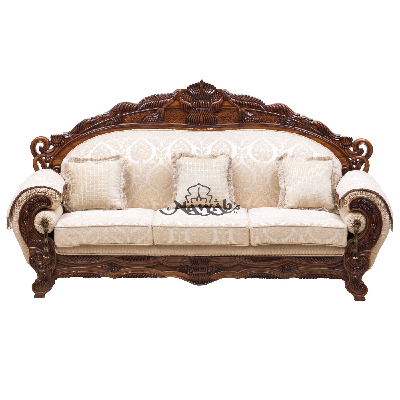 teak-pu-polish-solid-wooden-teak-with-carving-suede--fabric