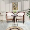 teak wood suede upholstery walnut melamine polish wooden coffee table teak wood walnut melamine finish