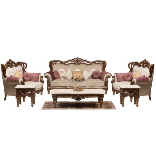 wooden carved sofa sets